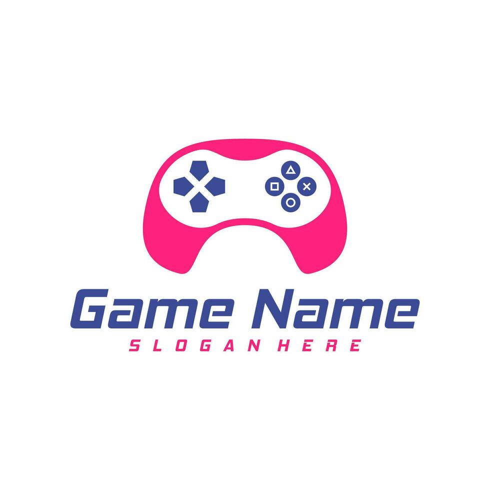 Gamepad Logo Design Vektor. kreativ Joystick Logo Design Vorlage Konzept vektor