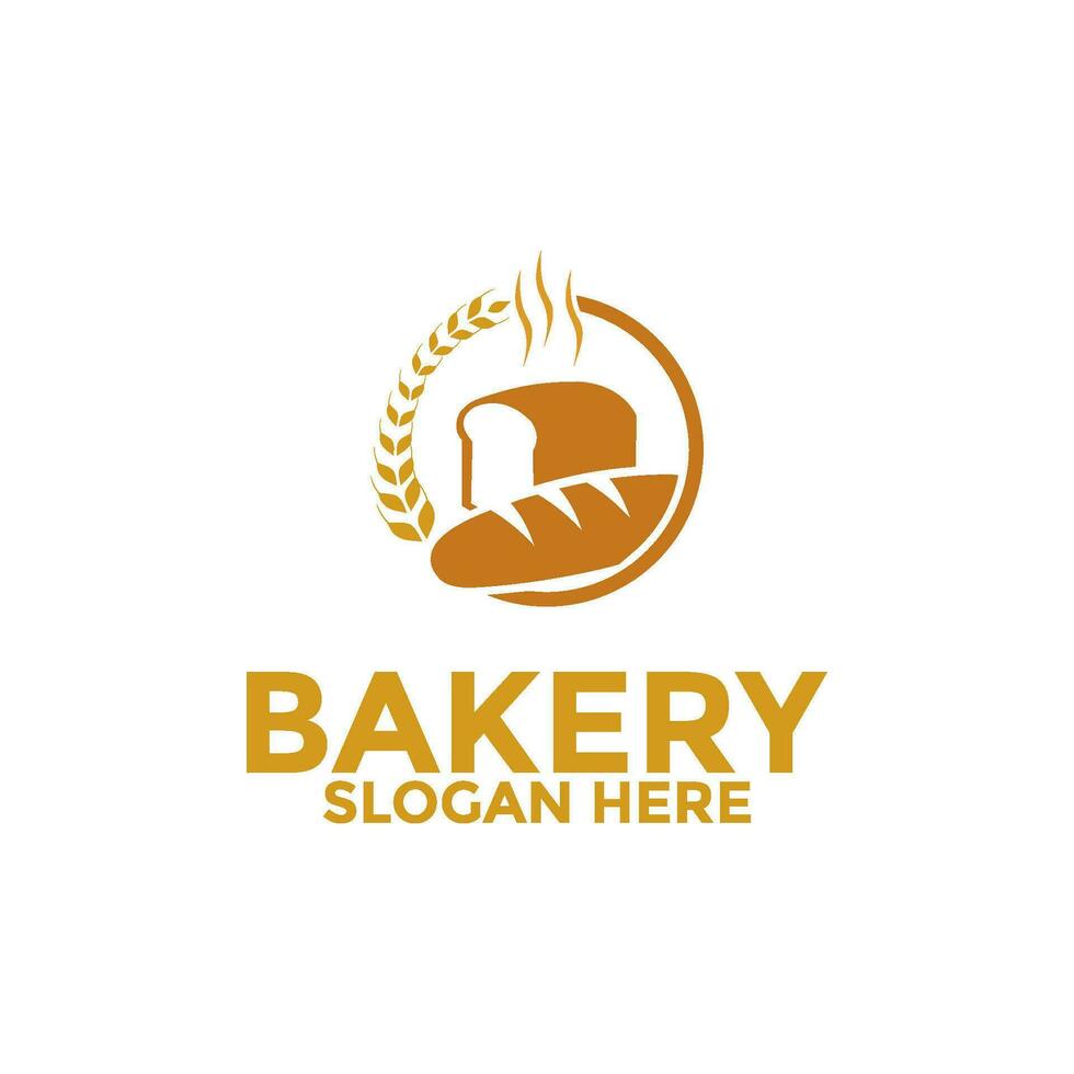 Brot Logo Symbol, Bäckerei Logo Vektor Design Vorlage