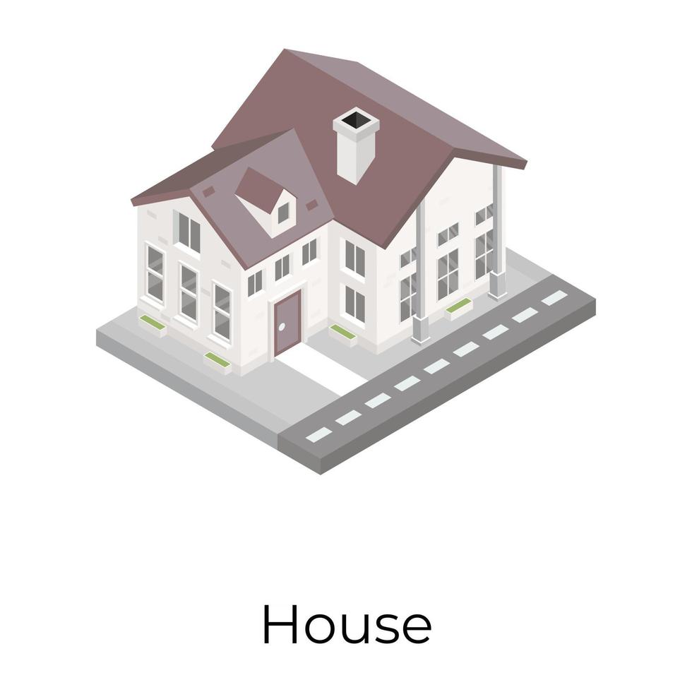 Haus Wohngebäude vektor