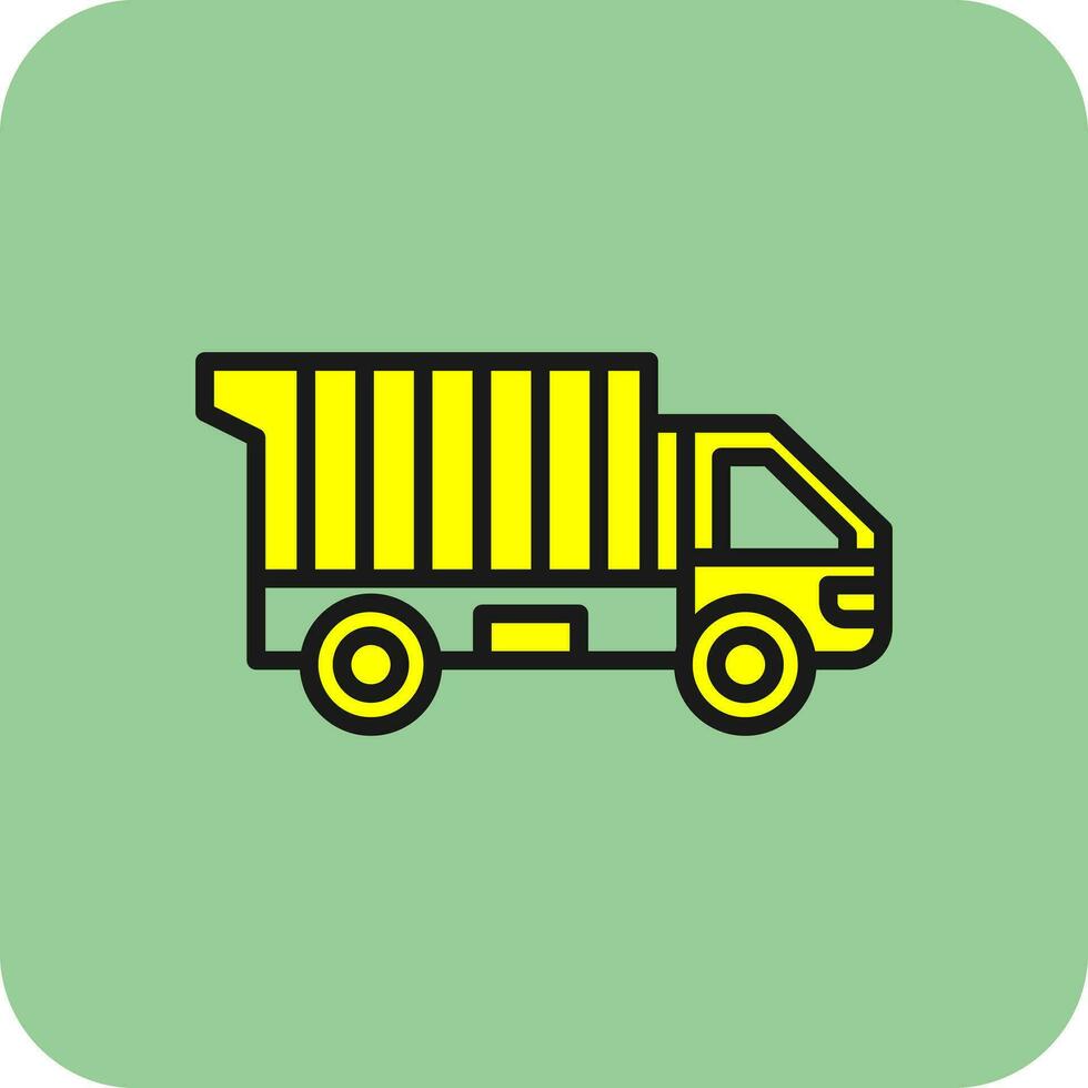 LKW-Vektor-Icon-Design vektor