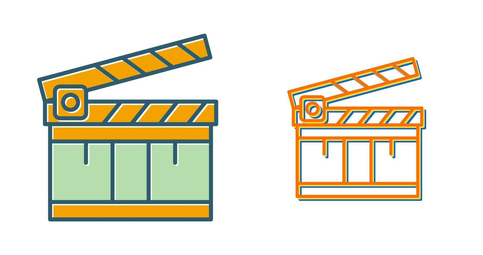 clapperboard vektor ikon