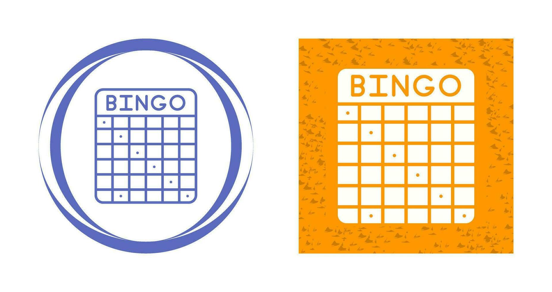 Bingo-Vektor-Symbol vektor