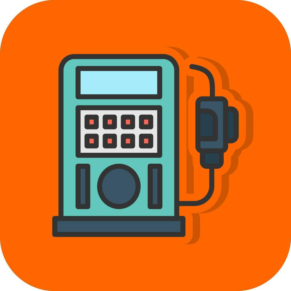 bränsle pump vektor ikon design