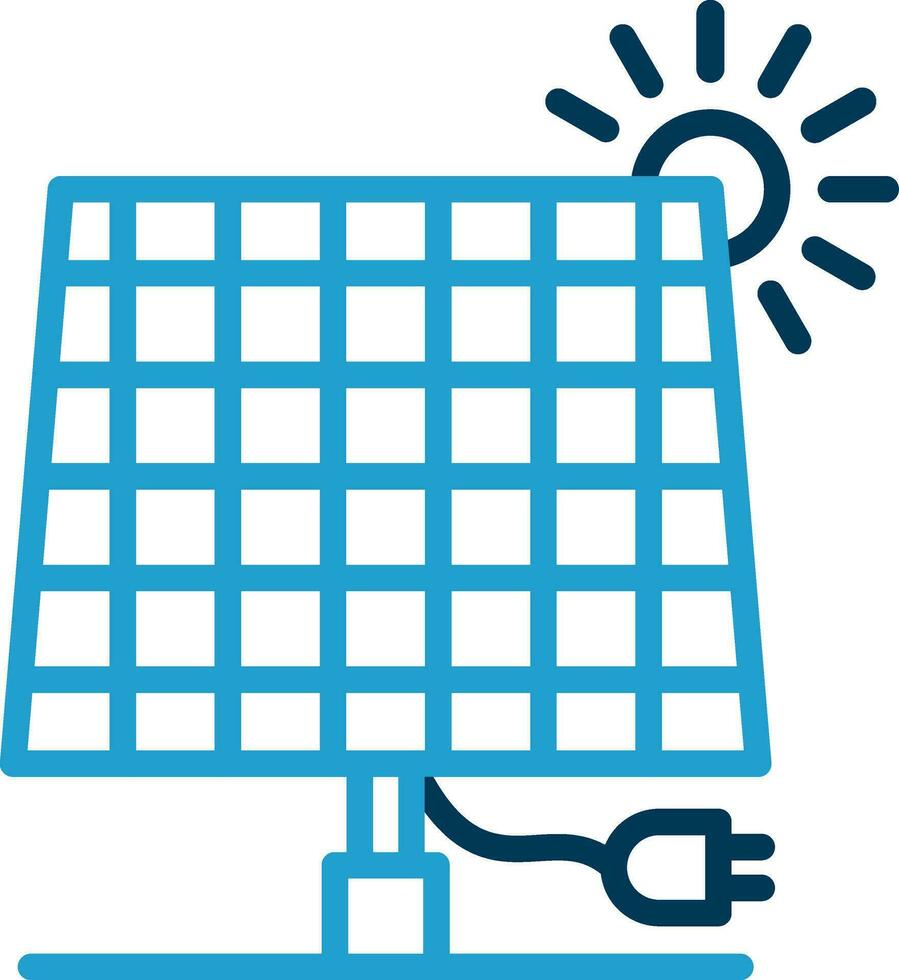 sol- panel vektor ikon design