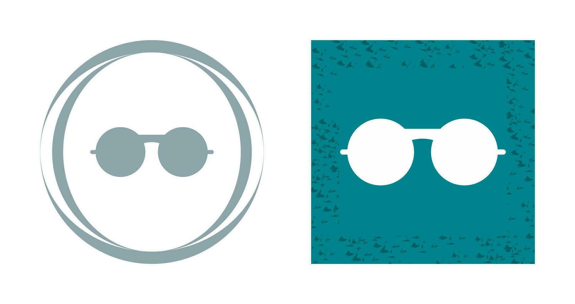 Vektorsymbol für Vintage-Brille vektor
