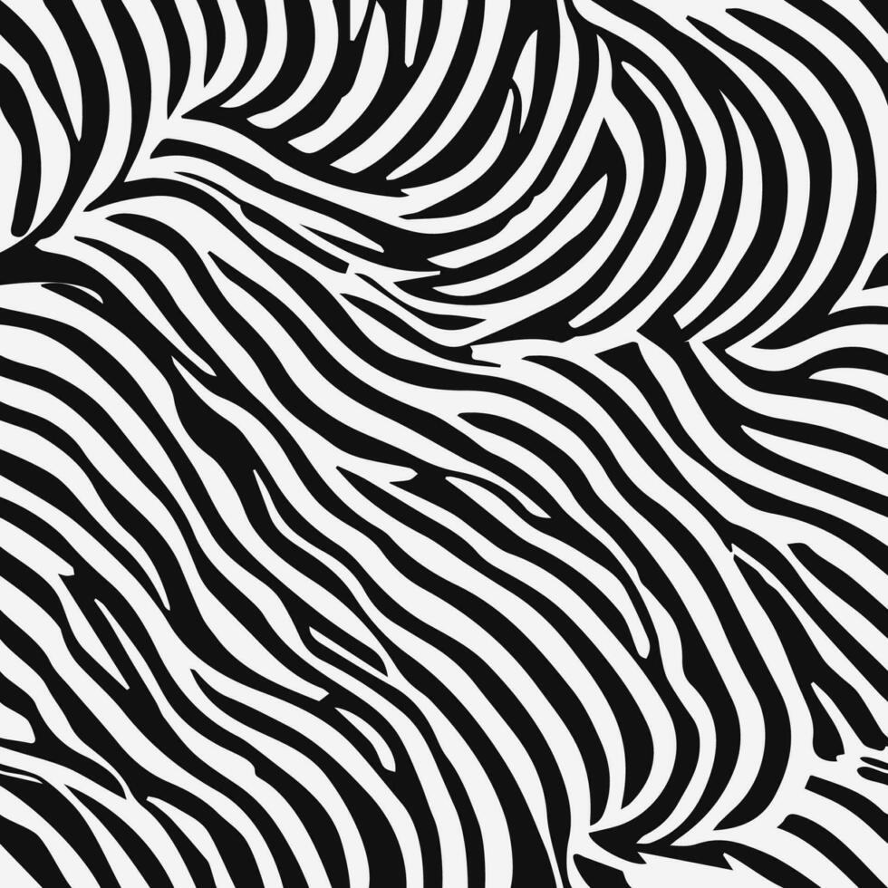 sömlös mönster zebra hud textur vektor