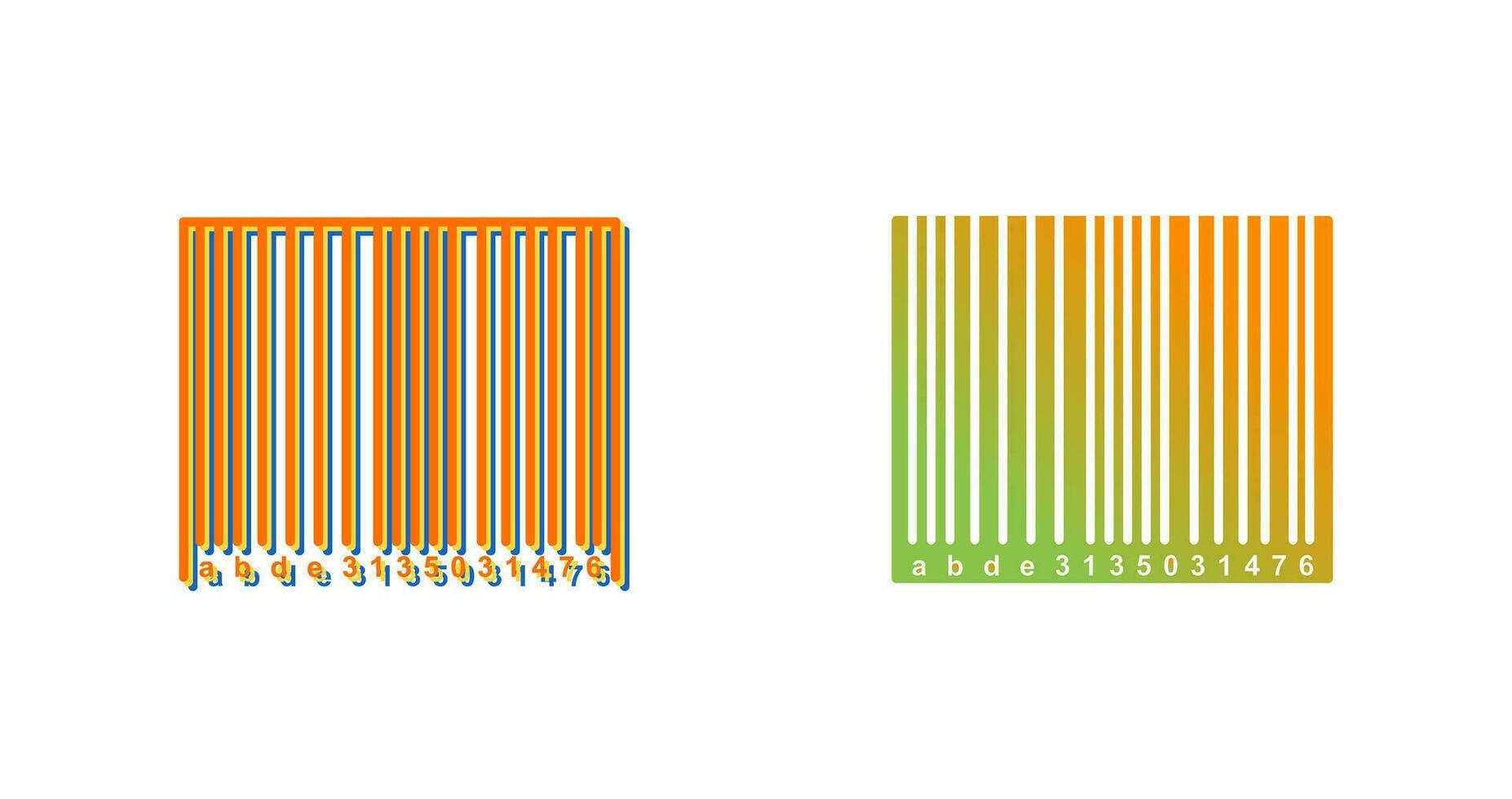 Barcode-Vektorsymbol vektor