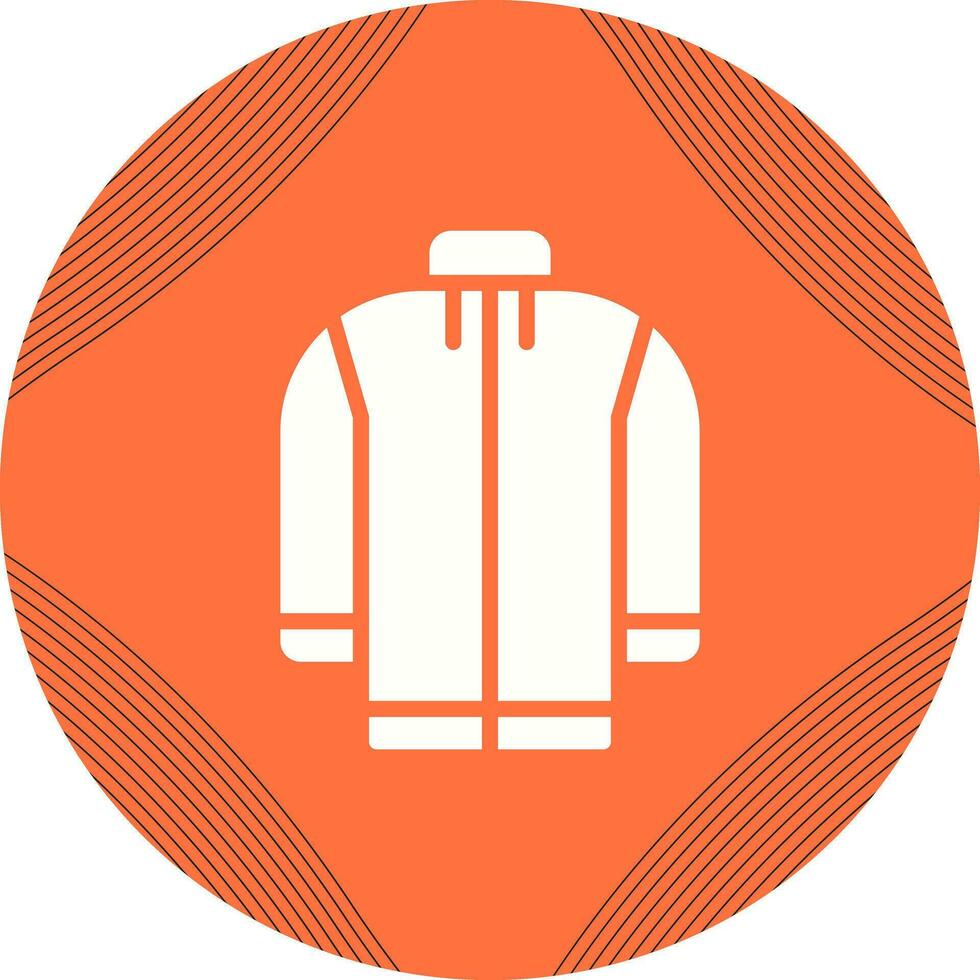 Vlies Jacke Vektor Symbol