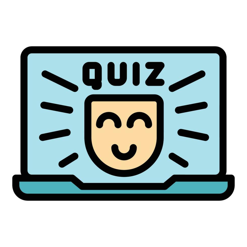 online Quiz Symbol Vektor eben