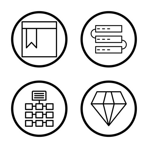 Satz von Vector SEO Search Engine Optimization Icons