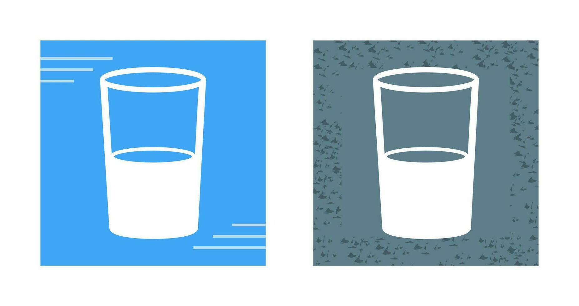 Vektorsymbol für Wassergläser vektor