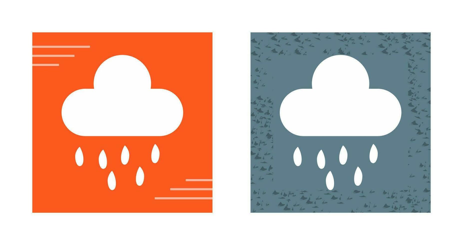 regn moln vektor ikon