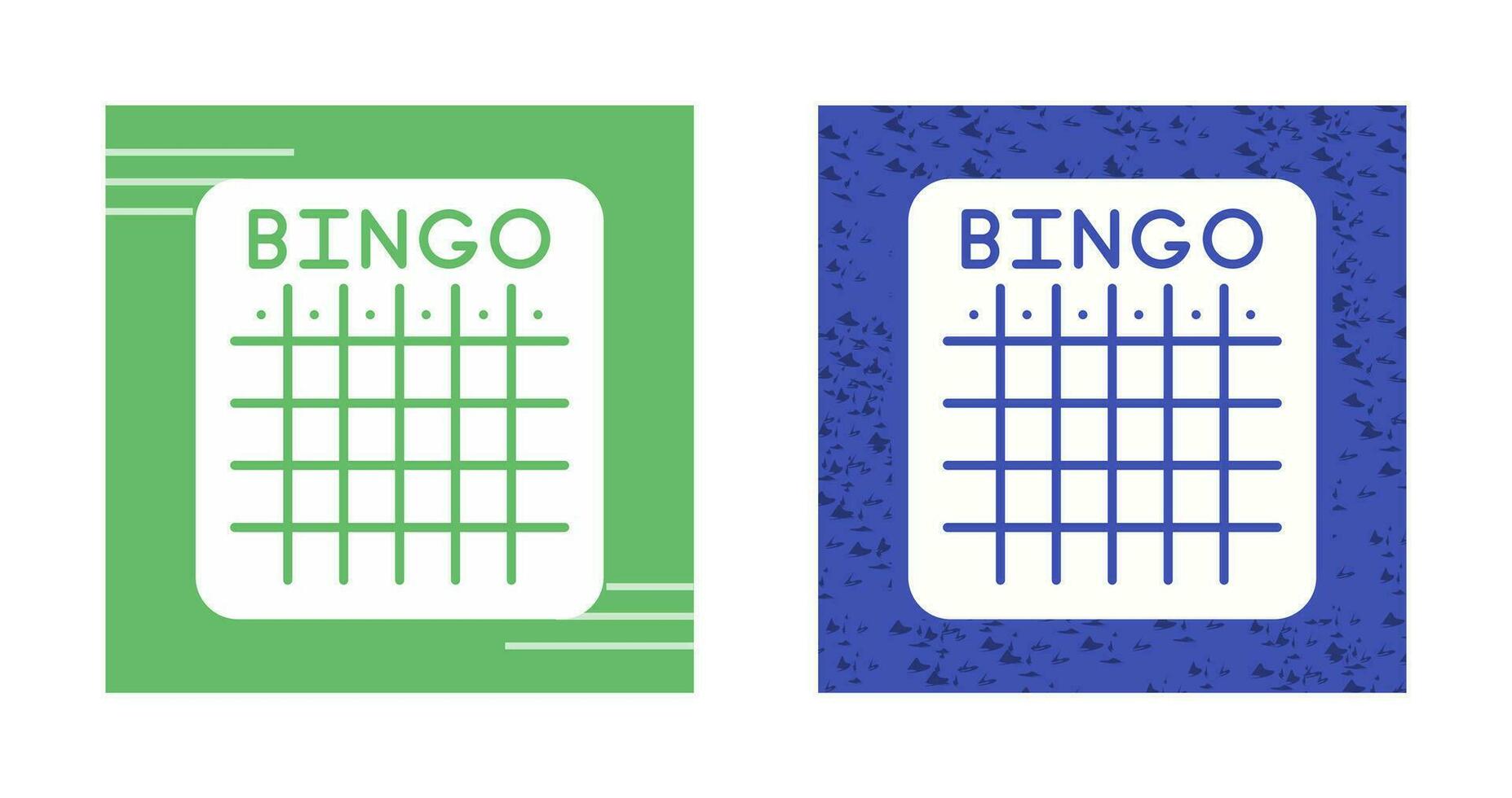 Bingo-Vektor-Symbol vektor