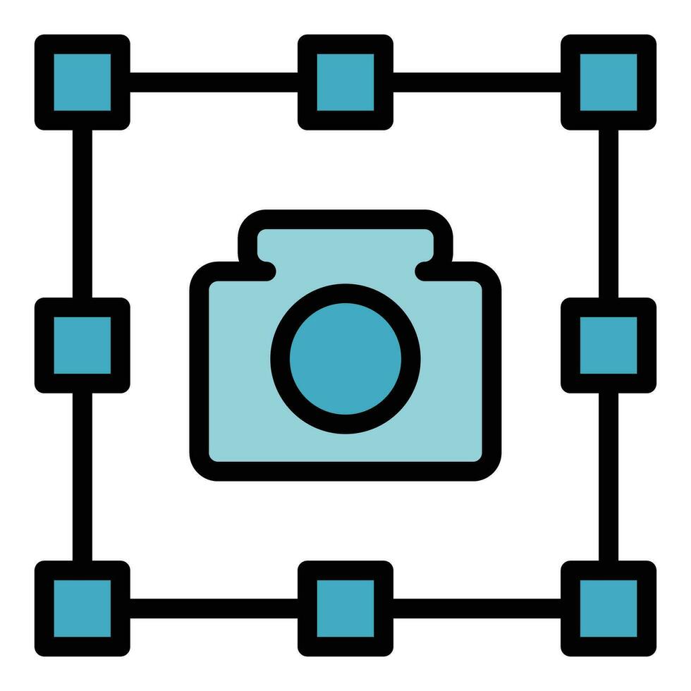 selfie kamera ikon vektor platt