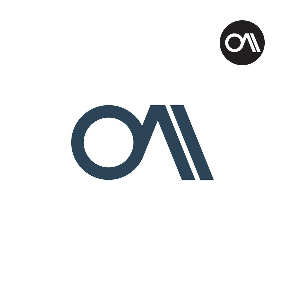 Brief oai Monogramm Logo Design einfach vektor