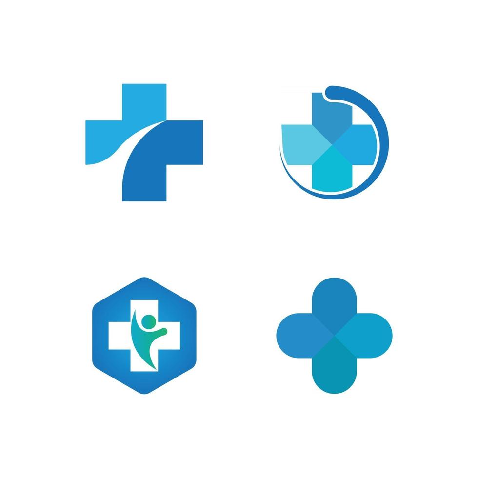 hälso-medicinsk logotyp vektor