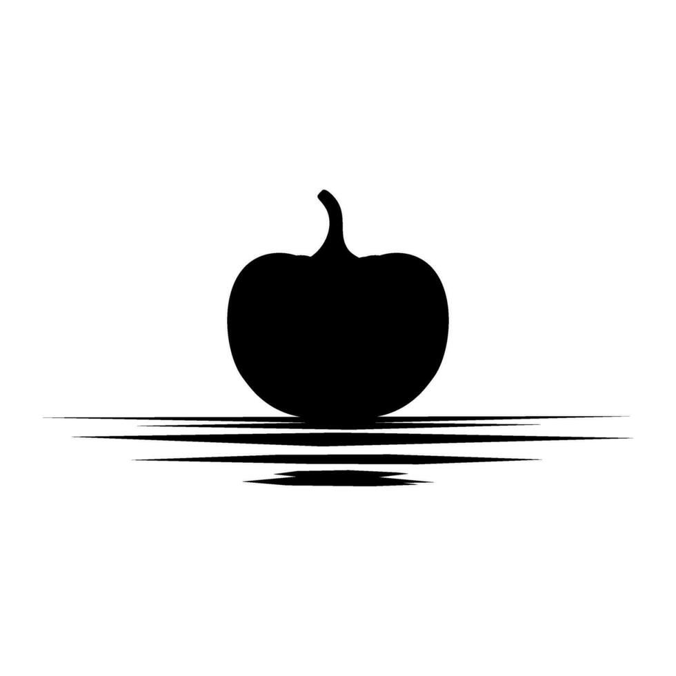 blodig skrämmande pumpa, kan använda sig av för tecken, ikon, symbol och halloween tema affisch, konst illustration för film med genre Skräck eller mysterium. vektor illustration