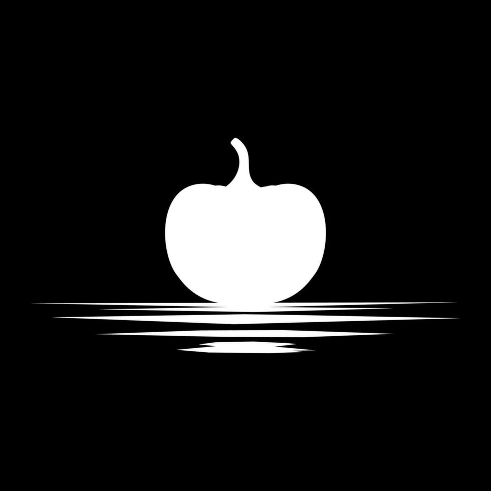 blodig skrämmande pumpa, kan använda sig av för tecken, ikon, symbol och halloween tema affisch, konst illustration för film med genre Skräck eller mysterium. vektor illustration