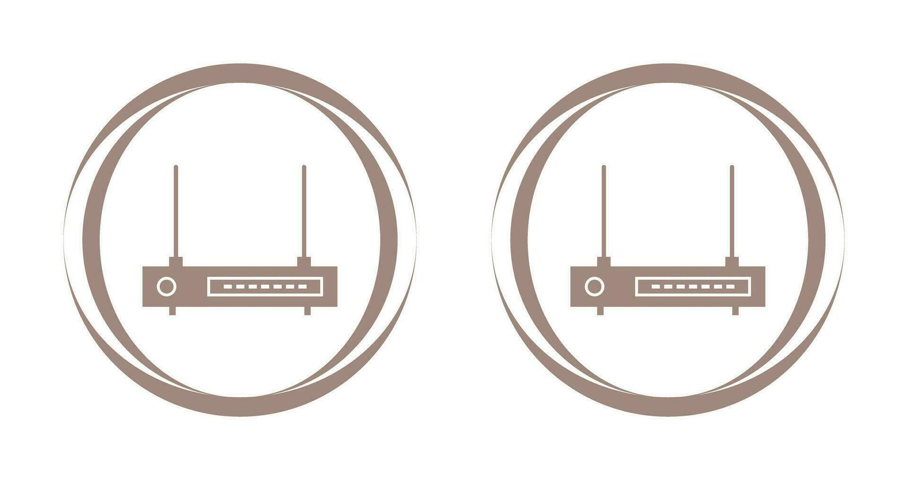 WLAN-Router-Vektorsymbol vektor