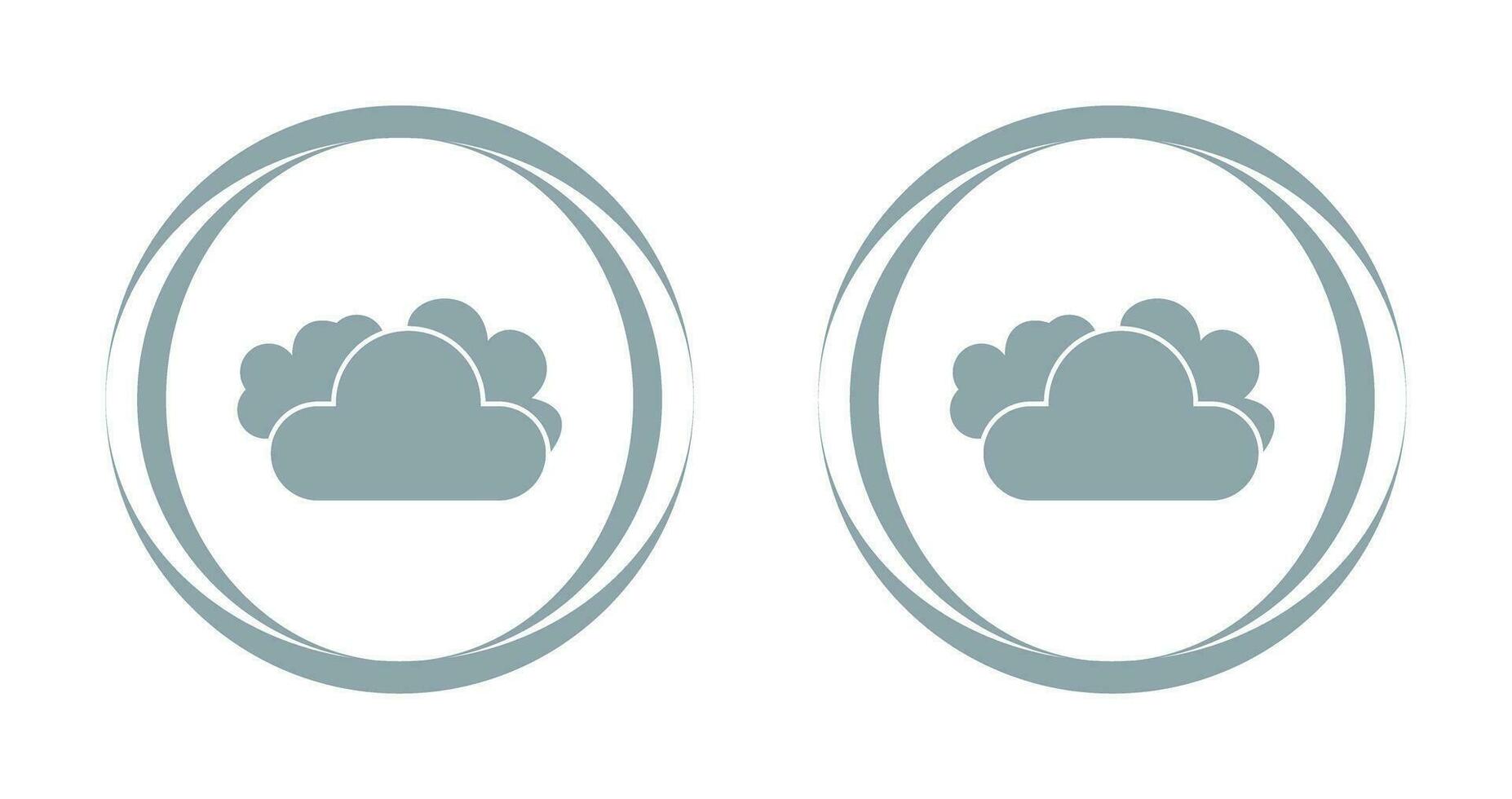 molnig väder vektor ikon