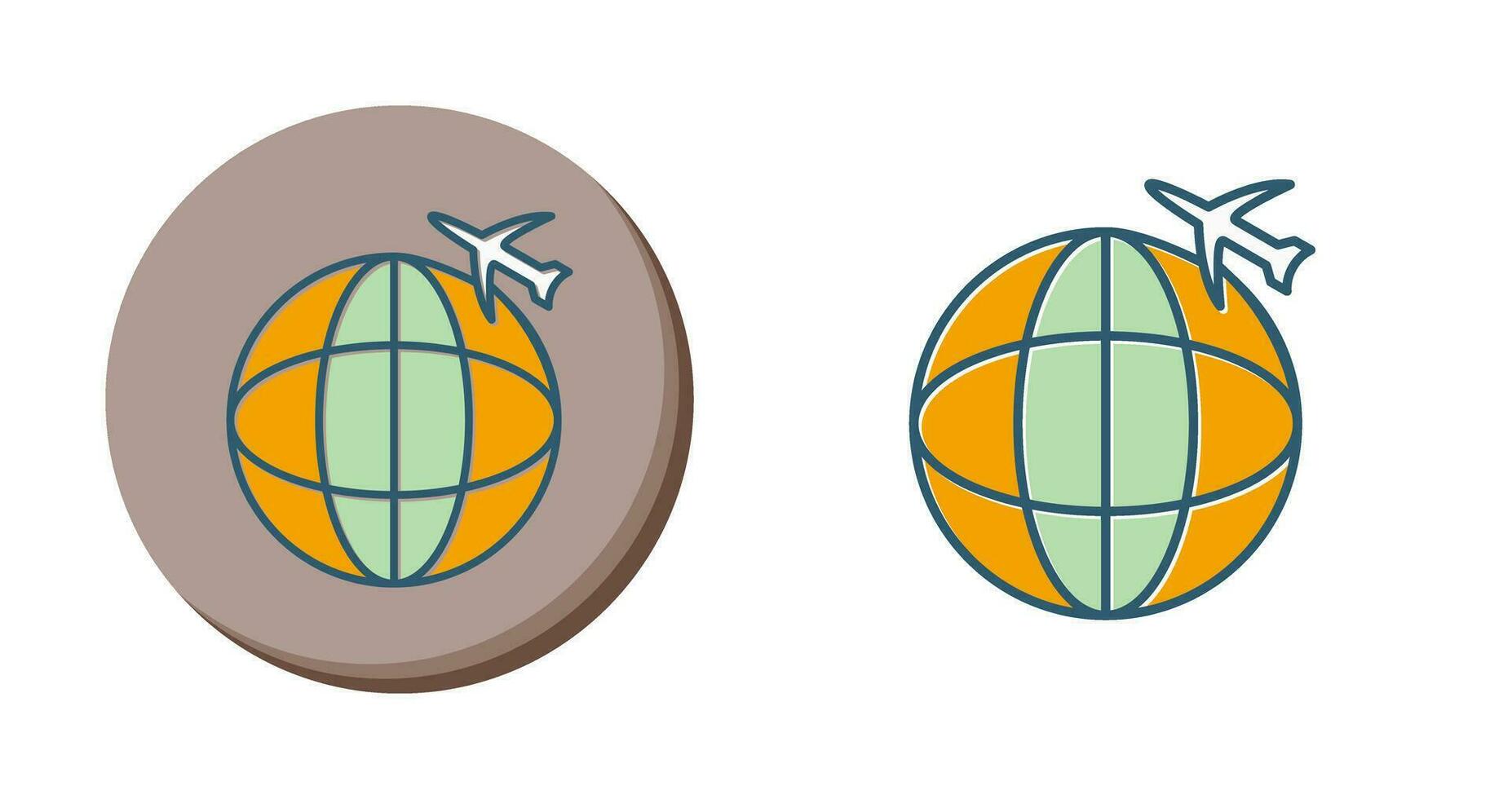 Vektorsymbol für internationale Flüge vektor