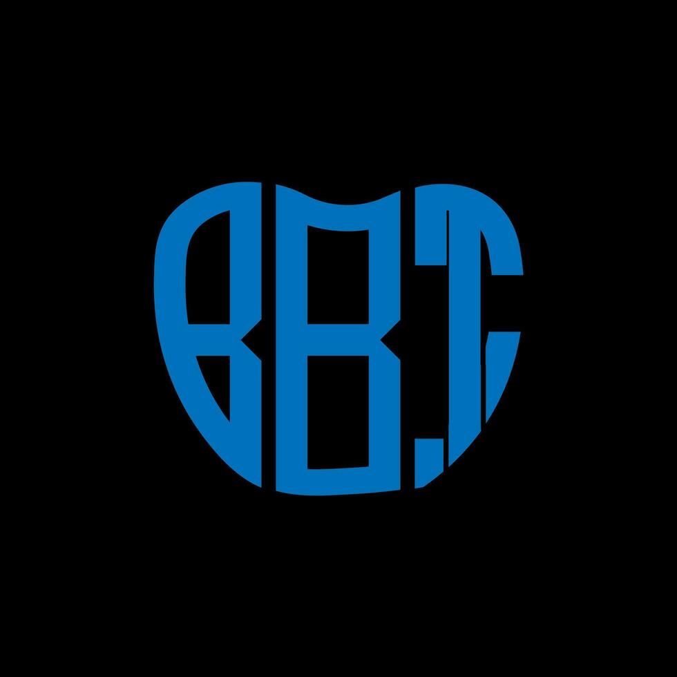 bbt brev logotyp kreativ design. bbt unik design. vektor