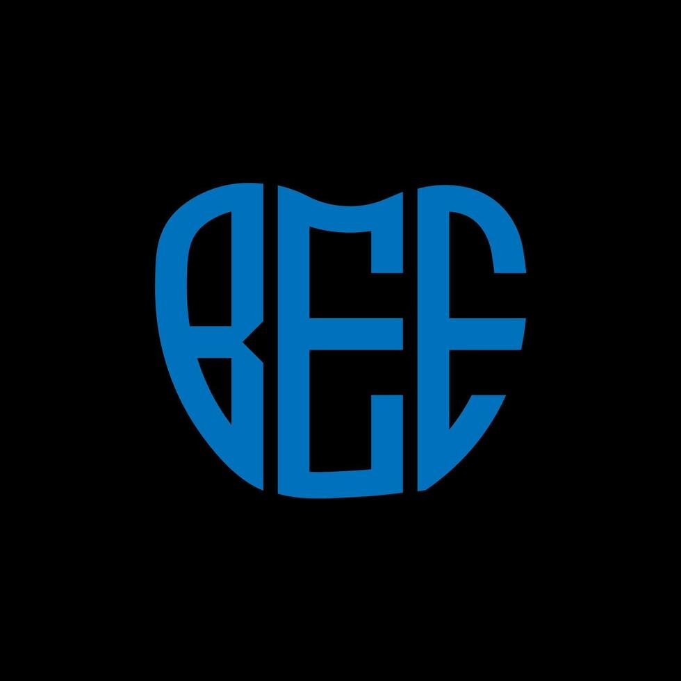 Biene Brief Logo kreativ Design. Biene einzigartig Design. vektor