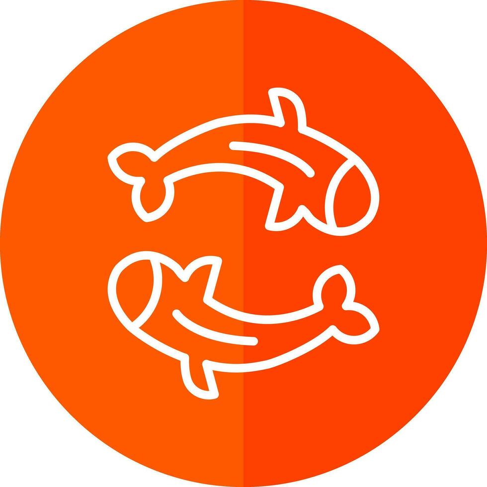Koi Fisch Vektor Symbol Design