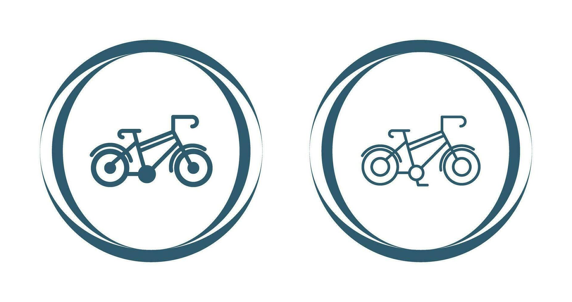 Fahrrad-Vektor-Symbol vektor