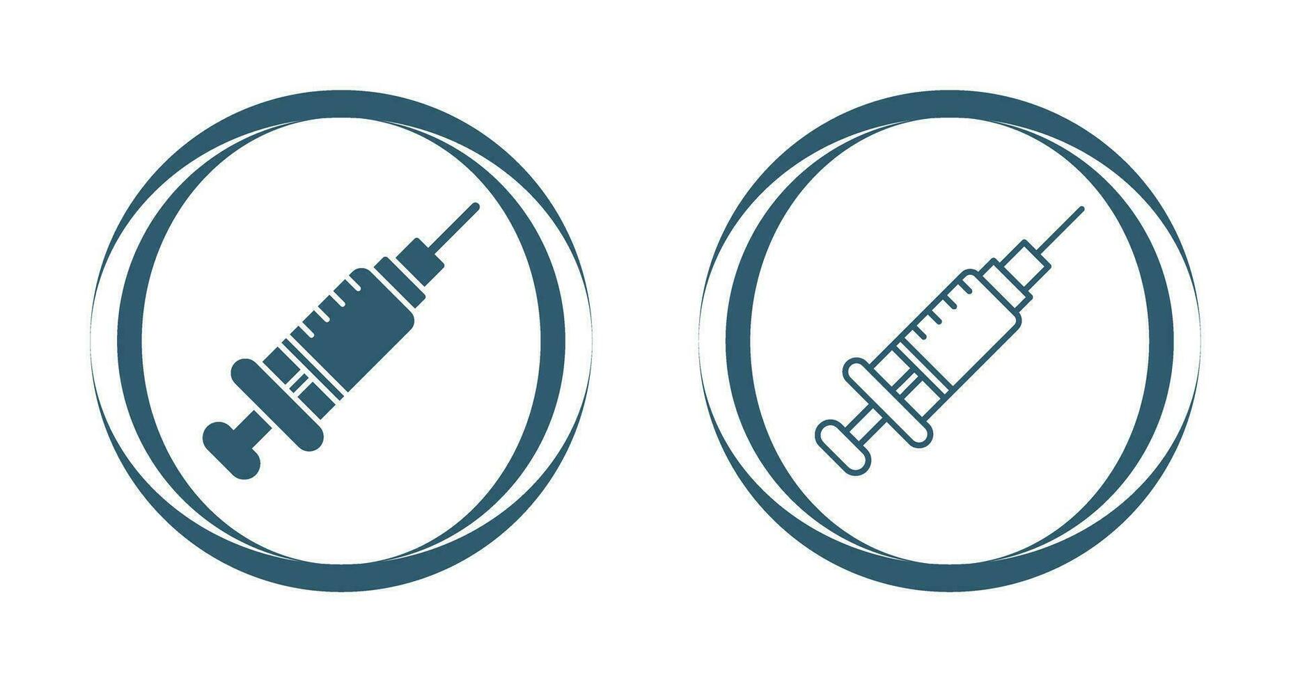 Injektionsvektorsymbol vektor