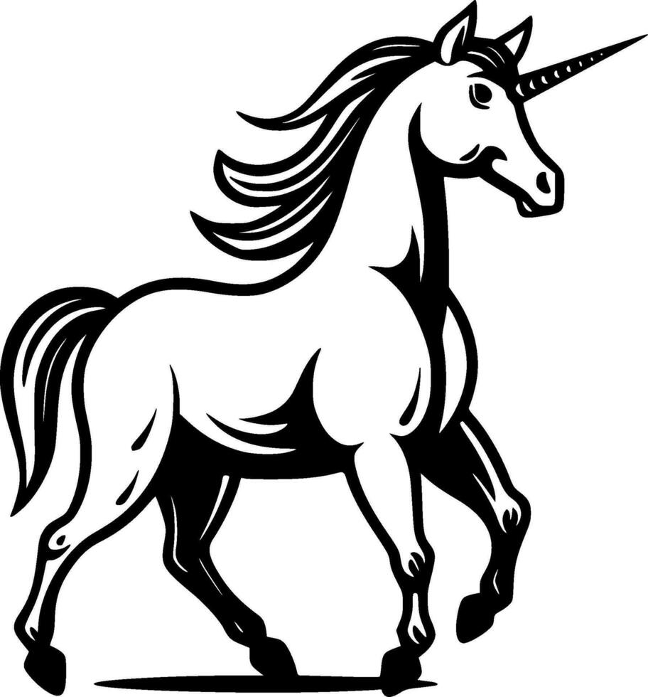 Einhorn - - hoch Qualität Vektor Logo - - Vektor Illustration Ideal zum T-Shirt Grafik