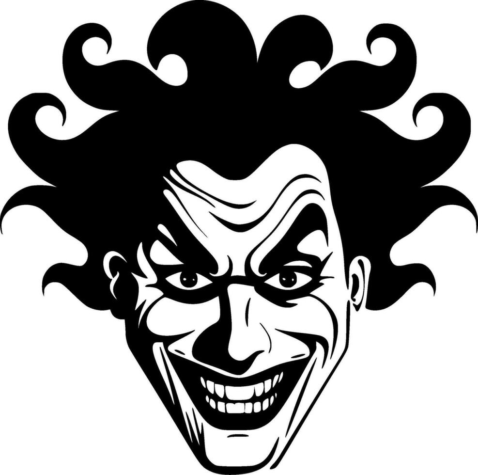 Clown - - hoch Qualität Vektor Logo - - Vektor Illustration Ideal zum T-Shirt Grafik