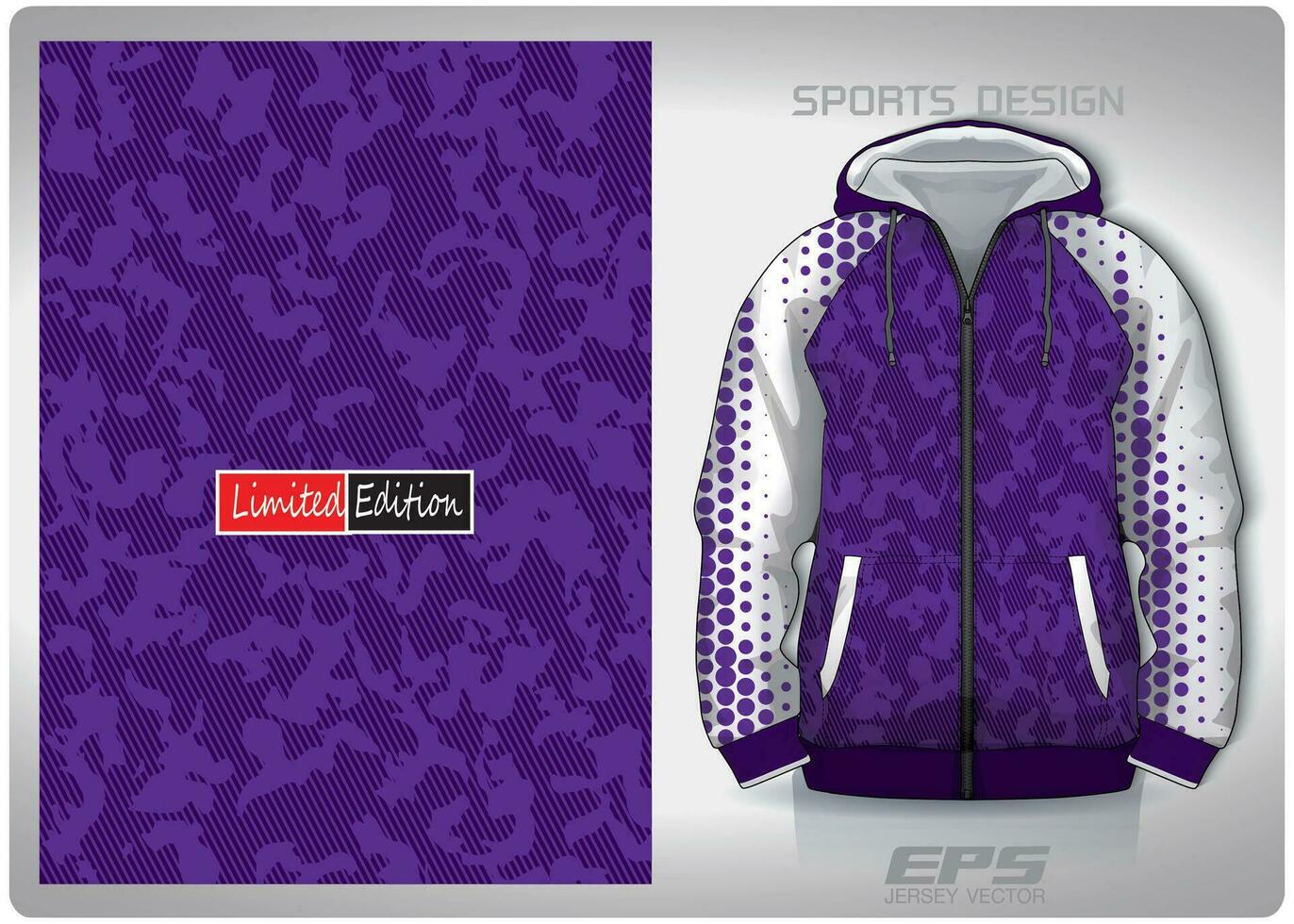 Vektor Sport Hemd Hintergrund Bild.lila Militär- tarnen überlappt mit diagonal Streifen Design, Illustration, Textil- Hintergrund zum Sport lange Ärmel Kapuzenpullover, Jersey Kapuzenpullover