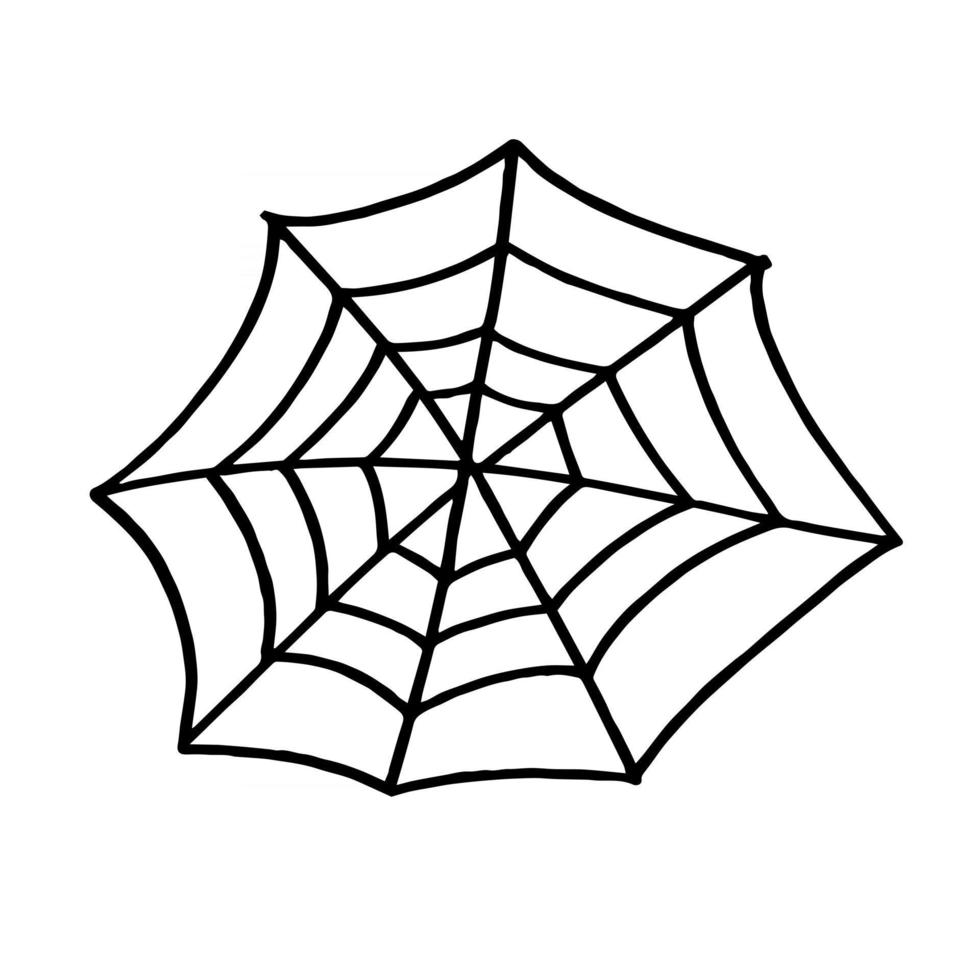 Spinnennetz für Halloween. design an halloween vektor