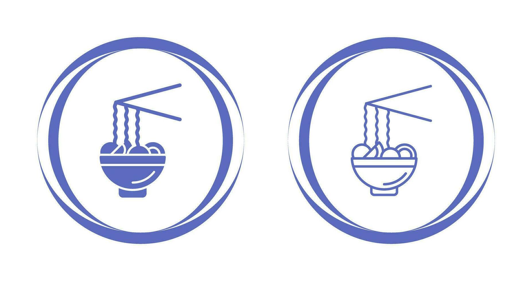 Vektorsymbol für asiatische Speisen vektor