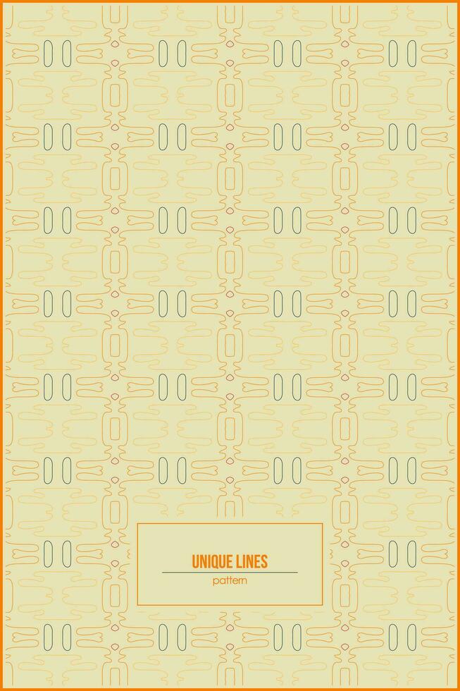 unik linje mönster för kreativ bakgrund vektor