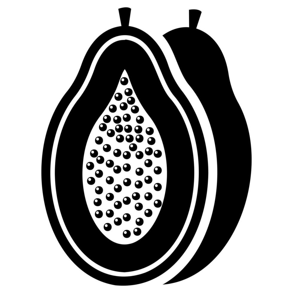illustration av färsk frukt ikon vektor