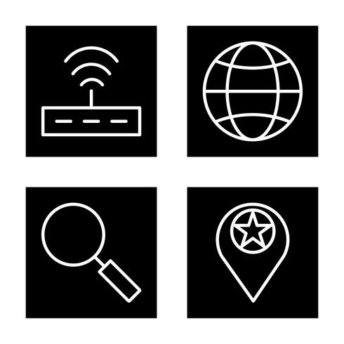 Satz von Vector SEO Search Engine Optimization Icons