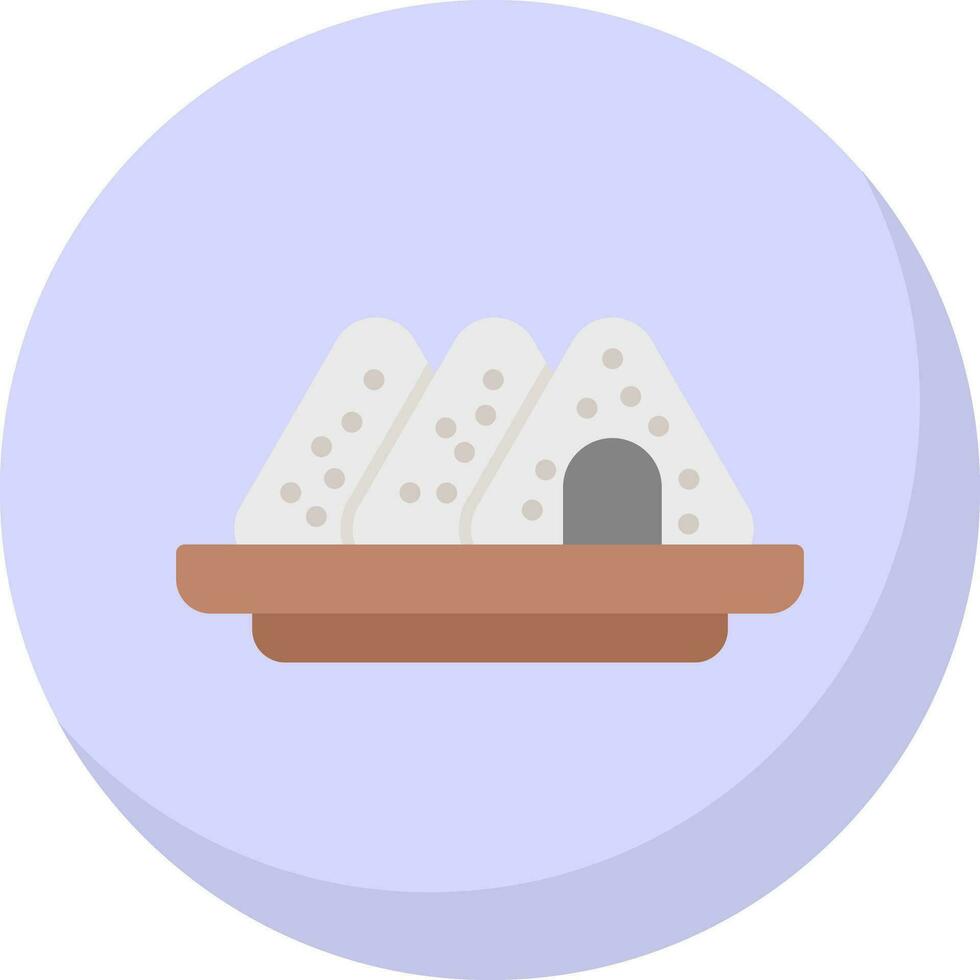 Onigiri-Vektor-Icon-Design vektor