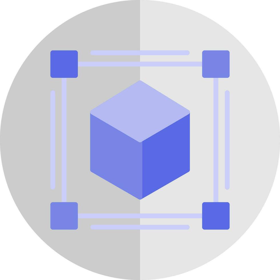 Blockchain-Vektor-Icon-Design vektor