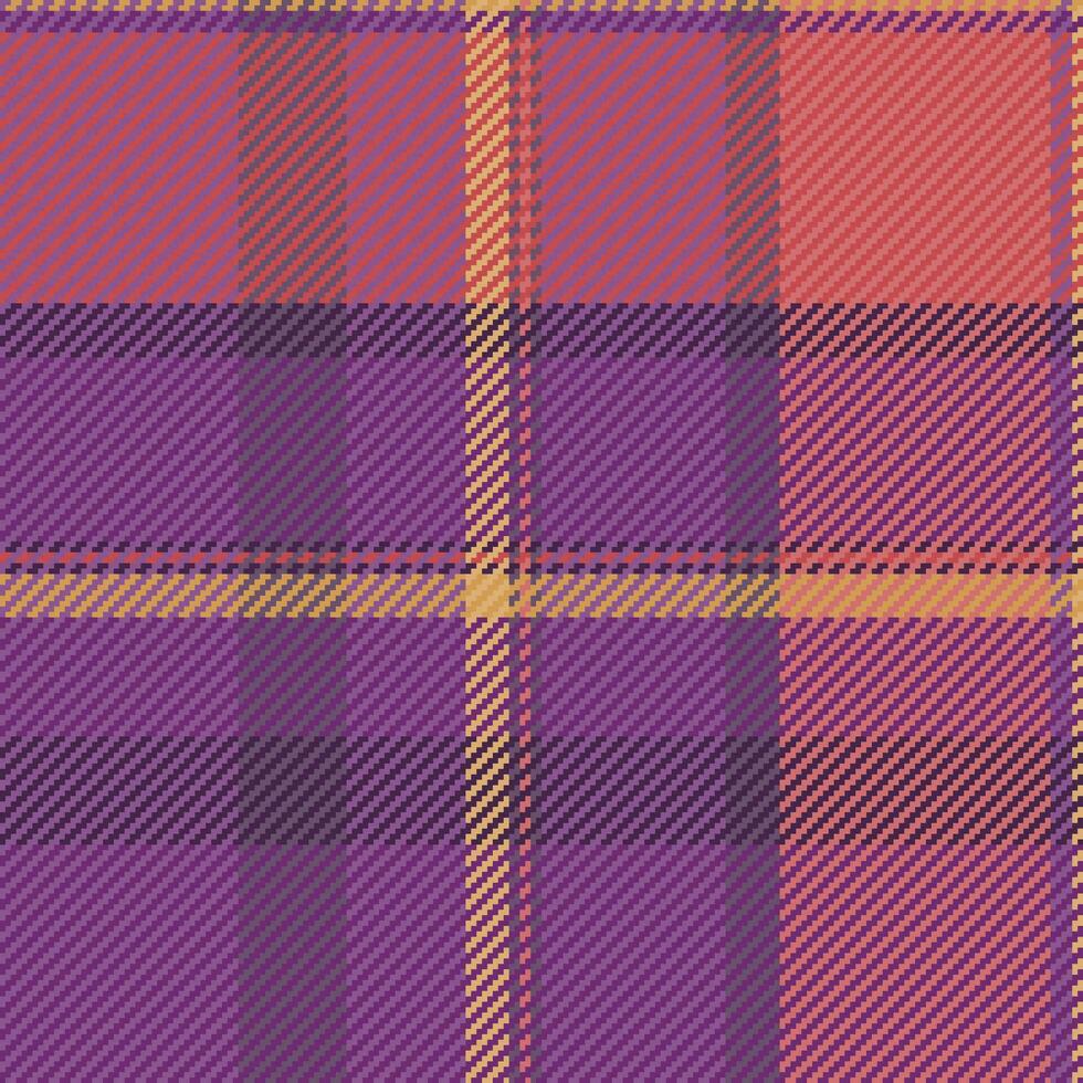 Stoff prüfen Vektor von Plaid Muster Hintergrund mit ein Tartan Textil- nahtlos Textur.