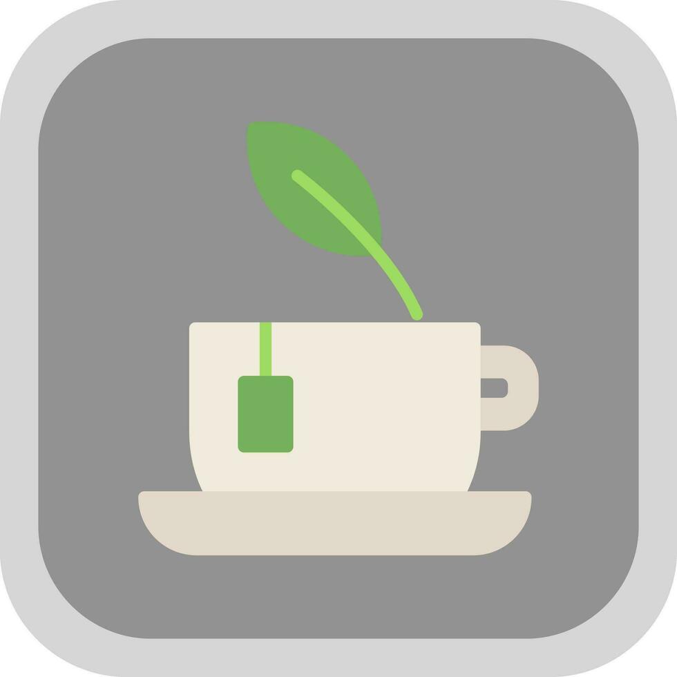 grön te vektor ikon design