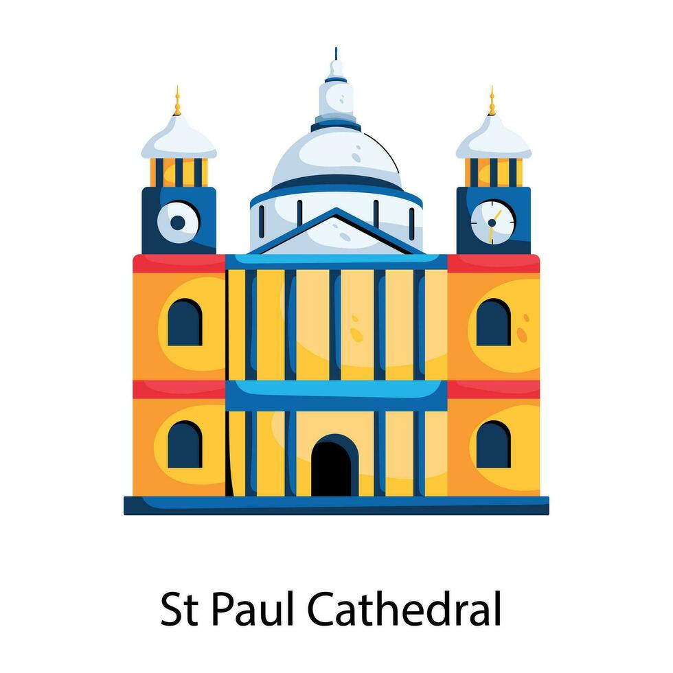 St Paul-katedralen vektor