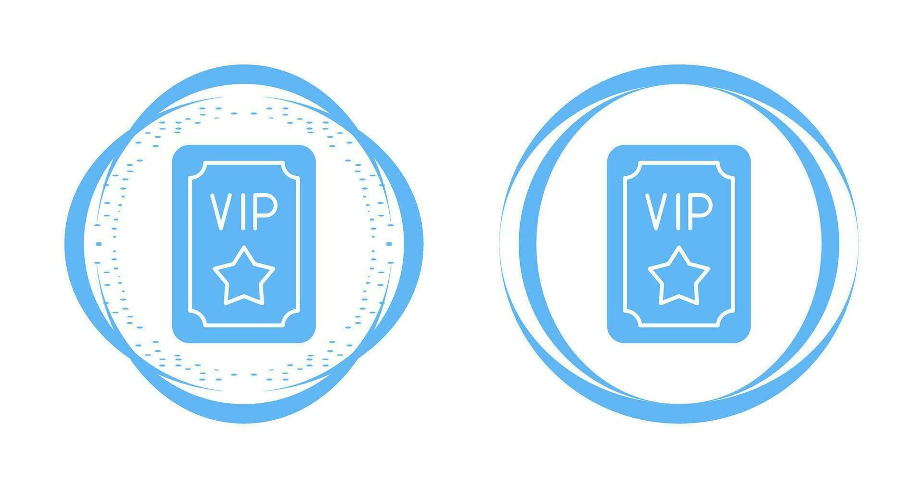 VIP-Pass-Vektor-Symbol vektor