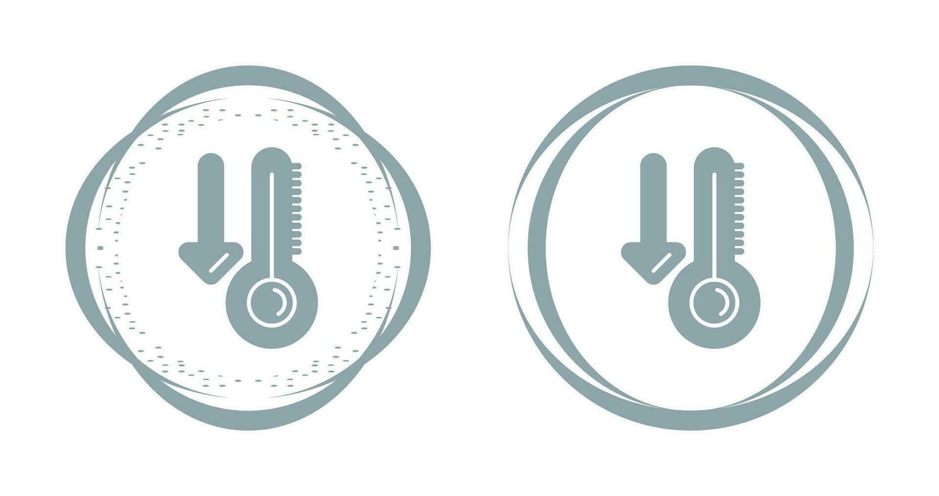 Vektorsymbol für niedrige Temperatur vektor