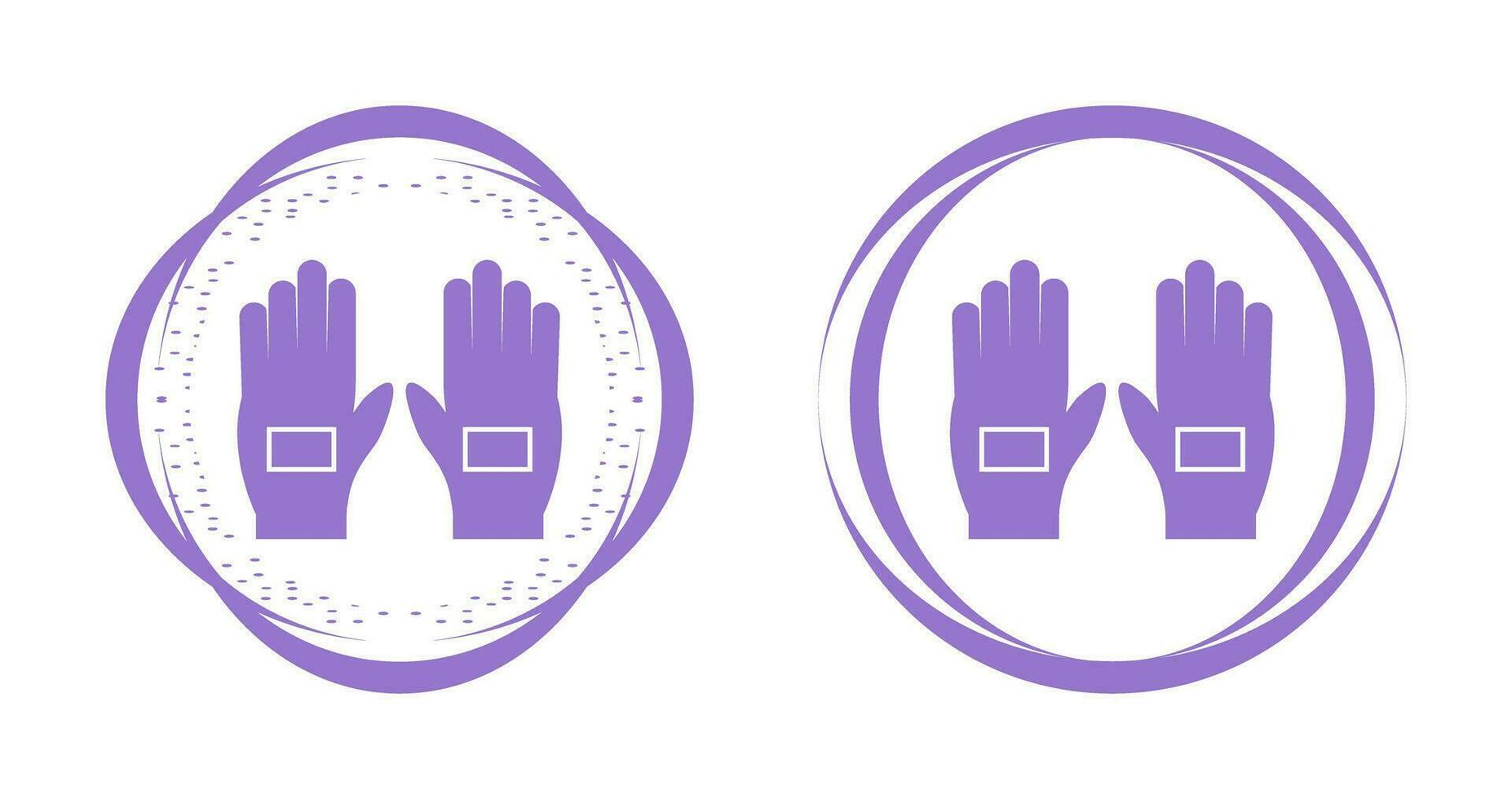 par av handskar vektor ikon