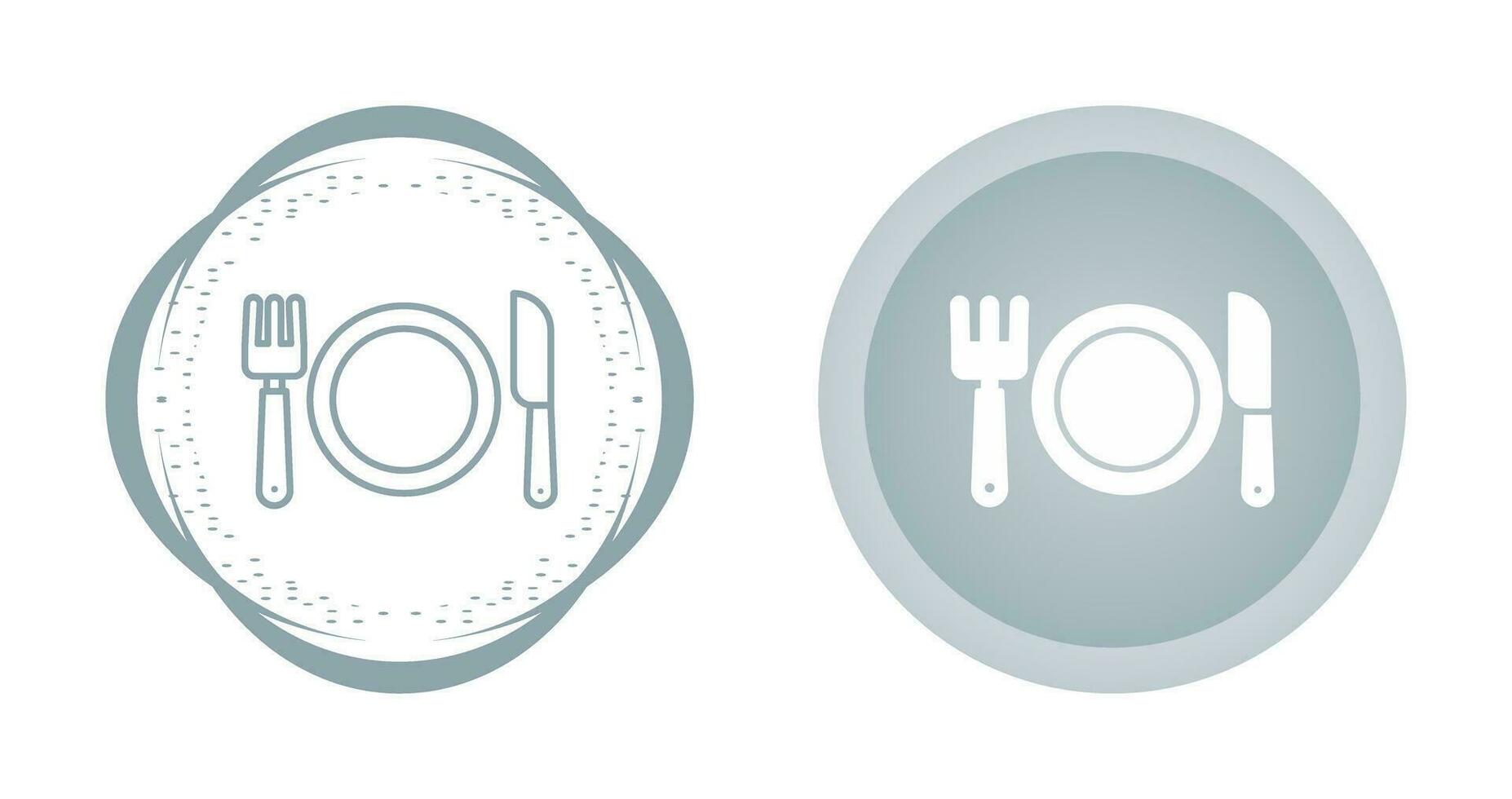 måltid vektor ikon