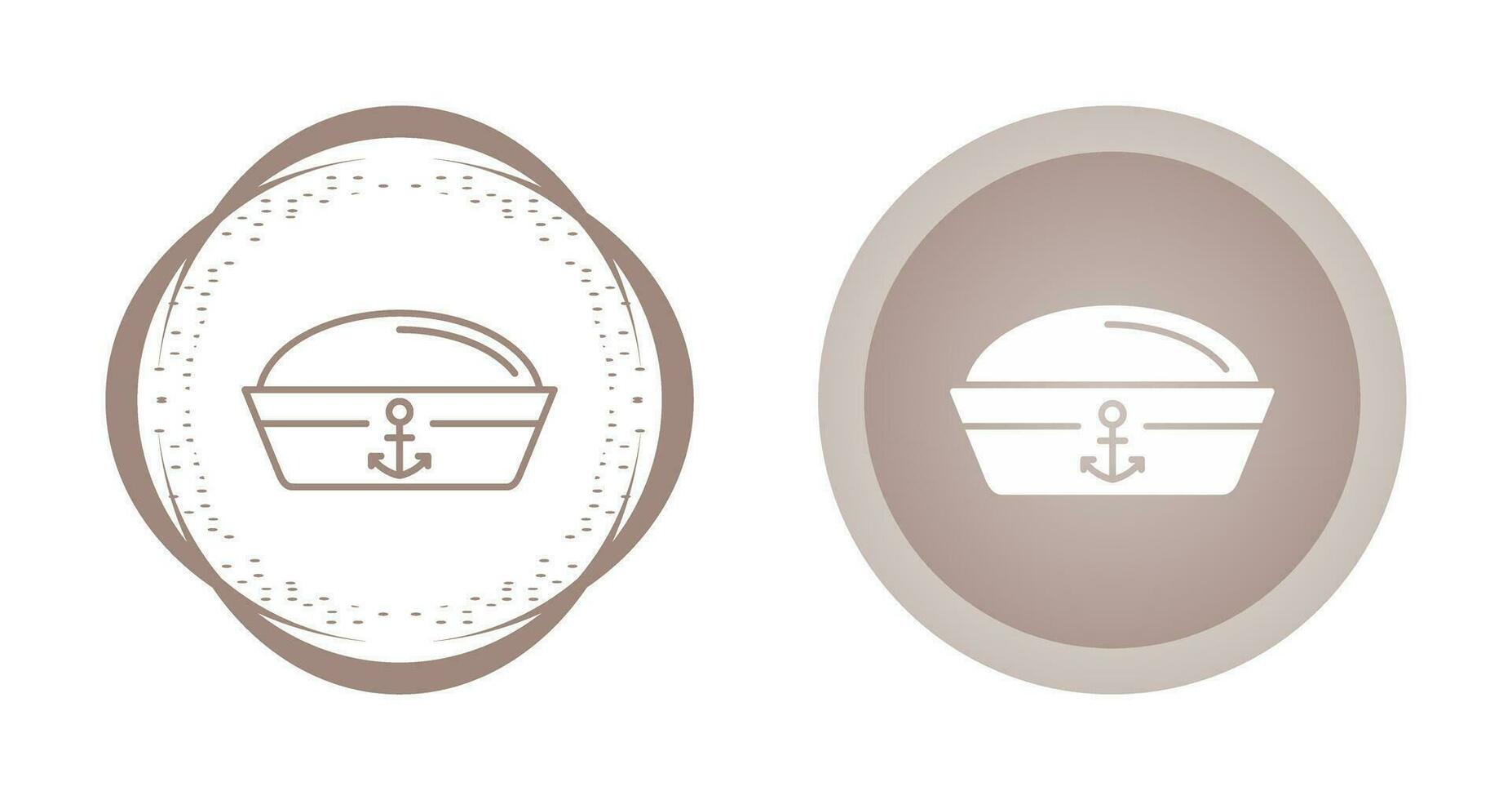 sjöman hatt vektor ikon