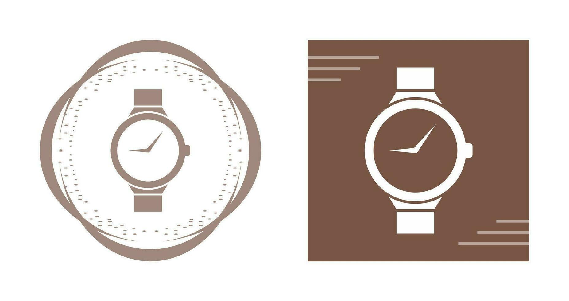 Vektorsymbol für lässige Uhren vektor