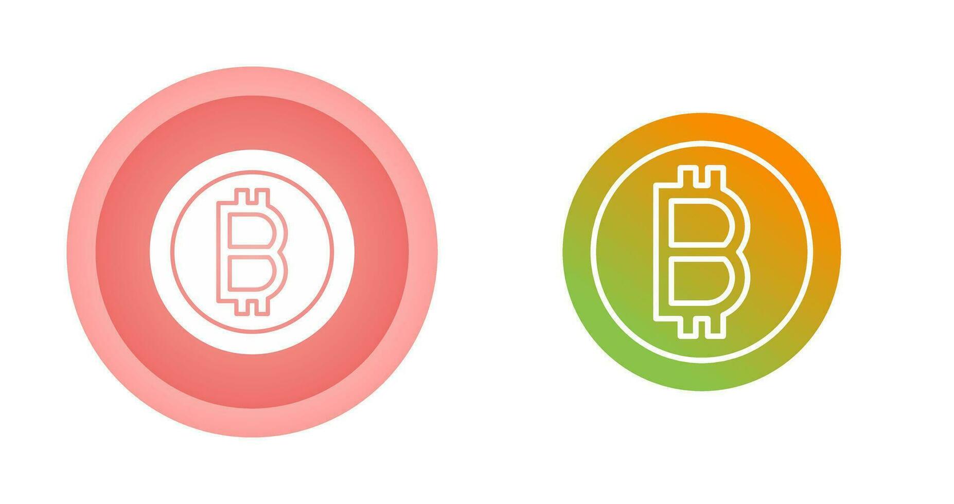 Bitcoin-Vektorsymbol vektor